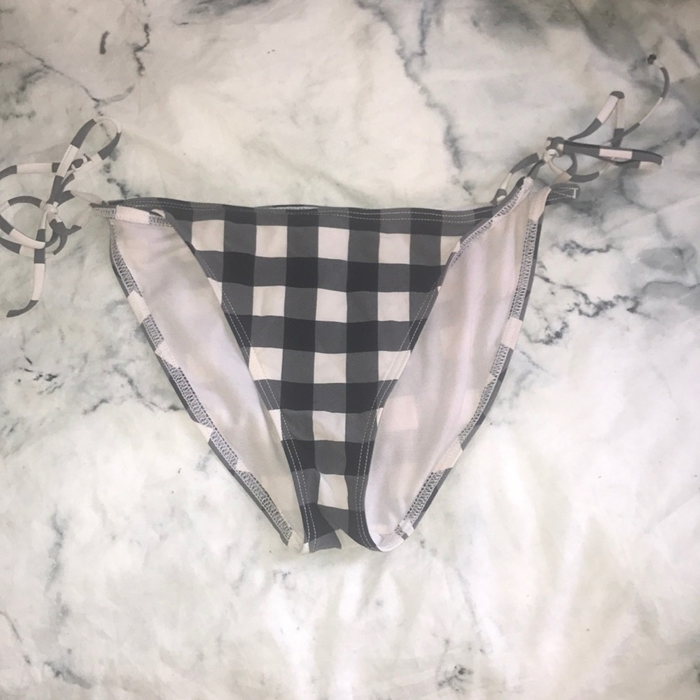 Asos gingham bikini bottoms size 10